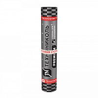 Техноэласт Пламя Стоп ЭКП сланец серый, 10x1 м, Технониколь, рулон